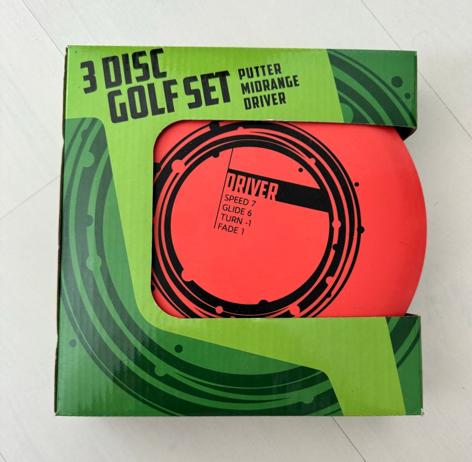 3 disc golf set