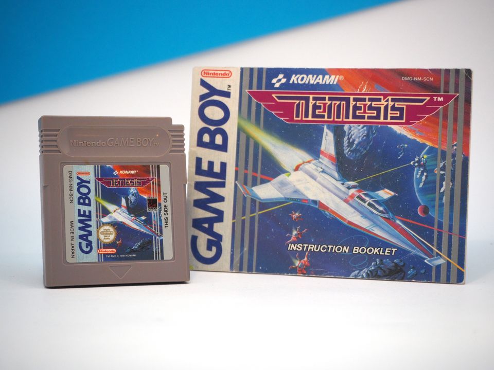 Nemesis ja Instruction Booklet Game Boy