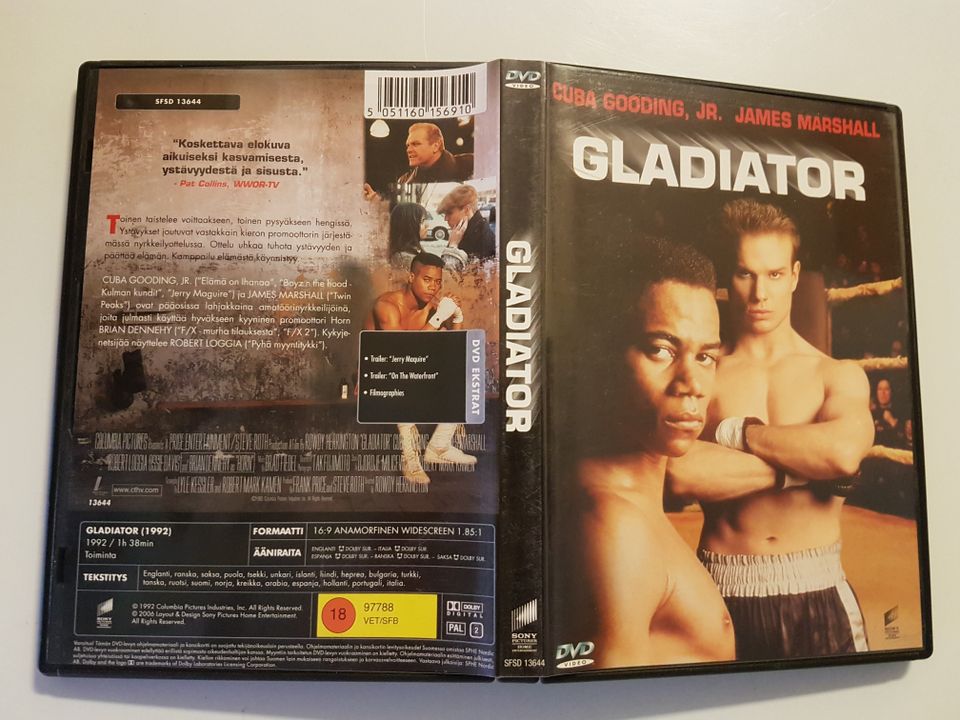 Gladiaattori (1992) James Marshall, Cuba Gooding Jr. suht harvinainen