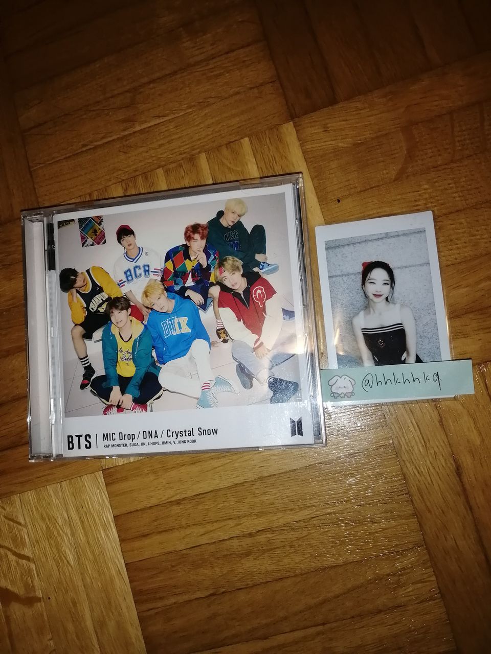 BTS mic drop DNA crystal snow japan cd