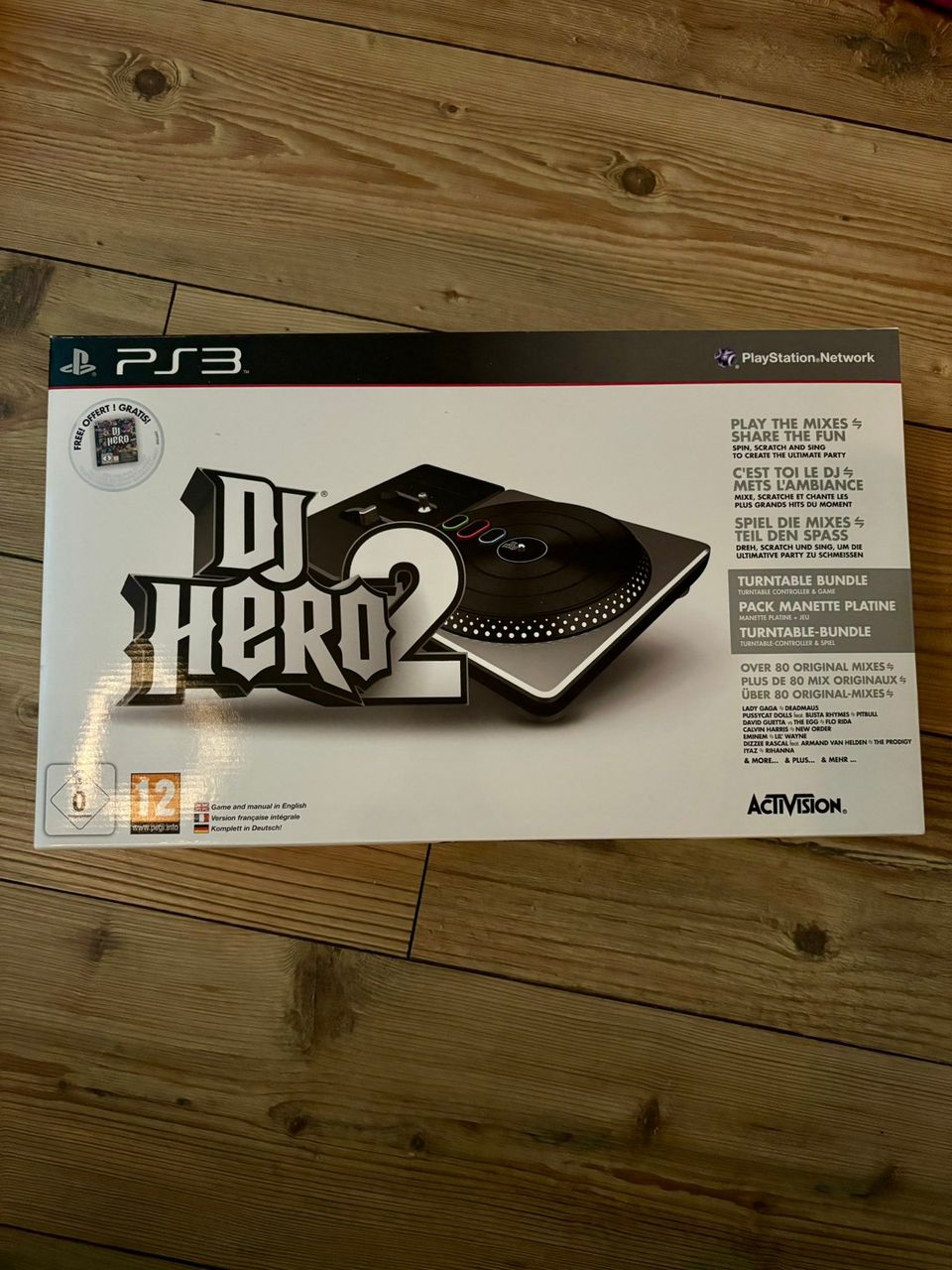 PS3 DJ Hero 2 -setti