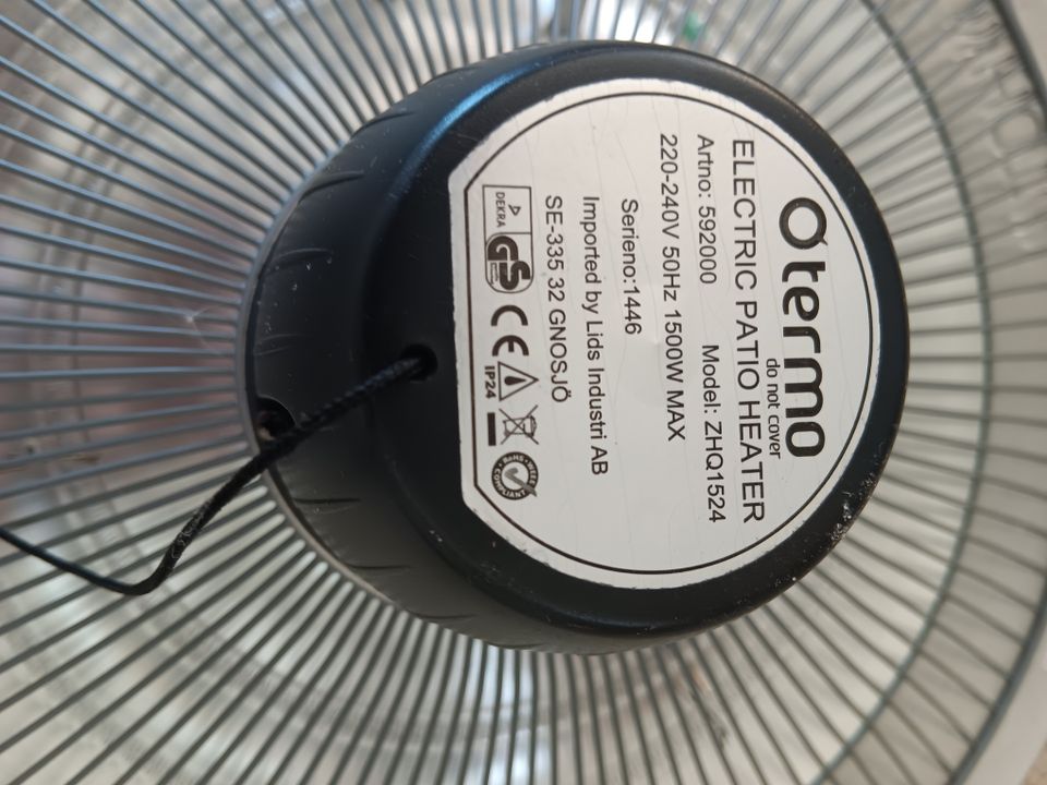 Terassilämmitin (Otermo Electric Patio Heater)