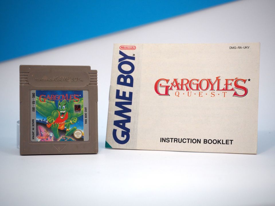 Gargoyle's Quest ja Instruction Booklet Nintendo Game Boy GB