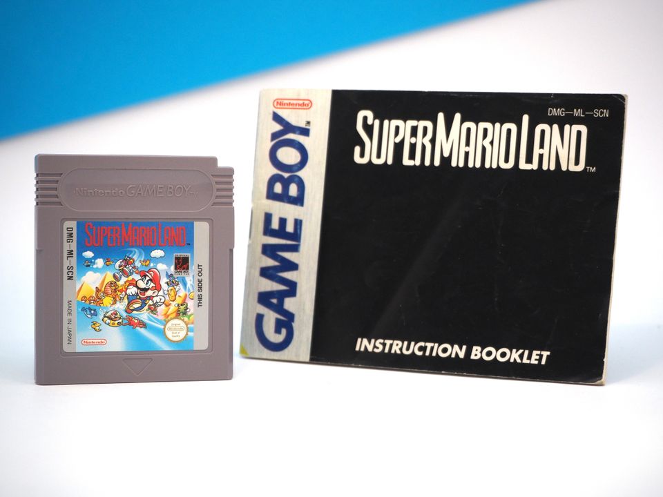 Super Mario Land ja Instruction Booklet Game Boy GB
