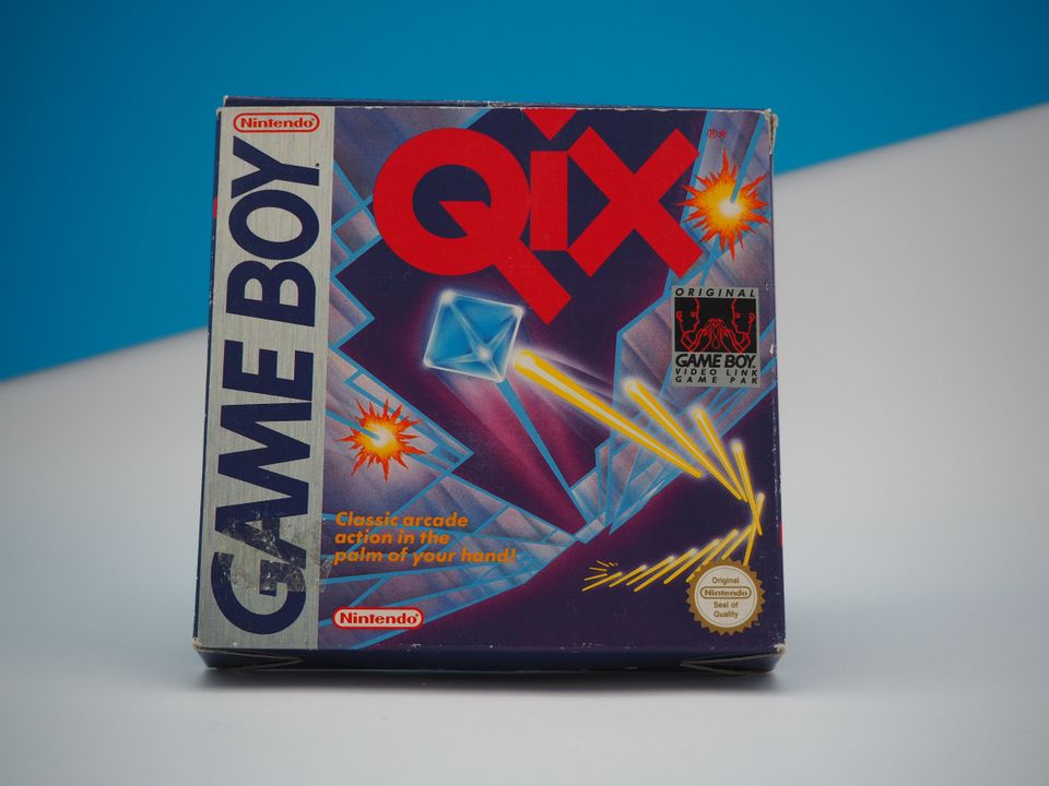 Qix Game boy (TÄYSIN KOMPLETTI / CIB)