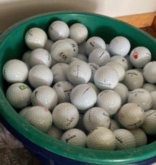 golf -palloja,  käytettyjä hinta /100 kpl