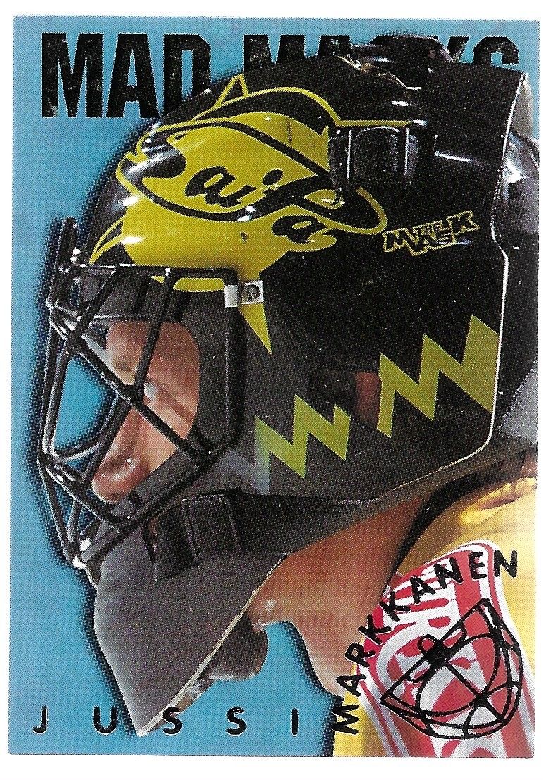 Jääkiekko Mad Mask Jussi Markkanen 9/12 98-99 Cardset.