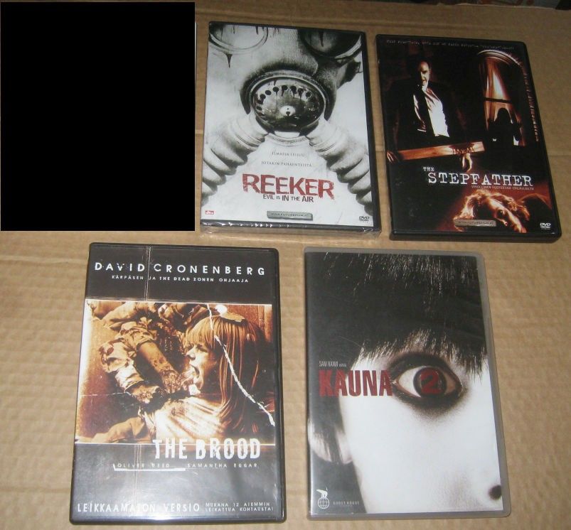 DVD elokuvat (kauhu, draama. . .)  -  12 kpl -