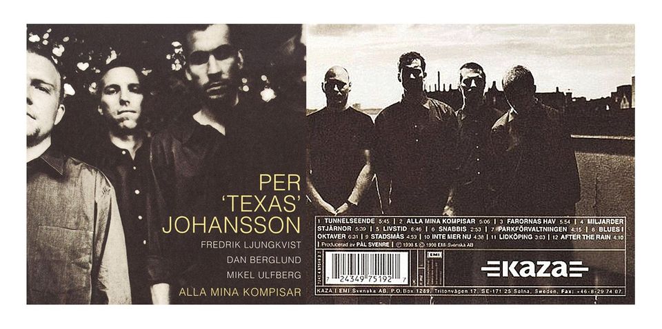 UUSI Per 'Texas' Johansson Alla Mina Kompisar CD (1998) - Ilmainen Toimitus