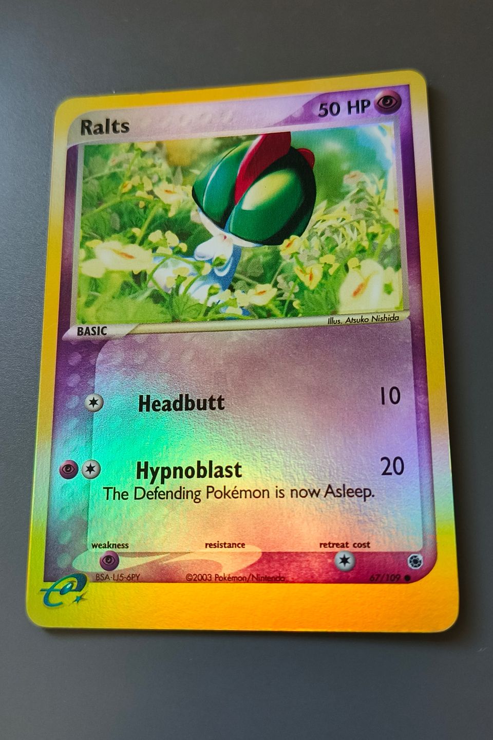Pokemon-kortti - Ralts (RS 67)