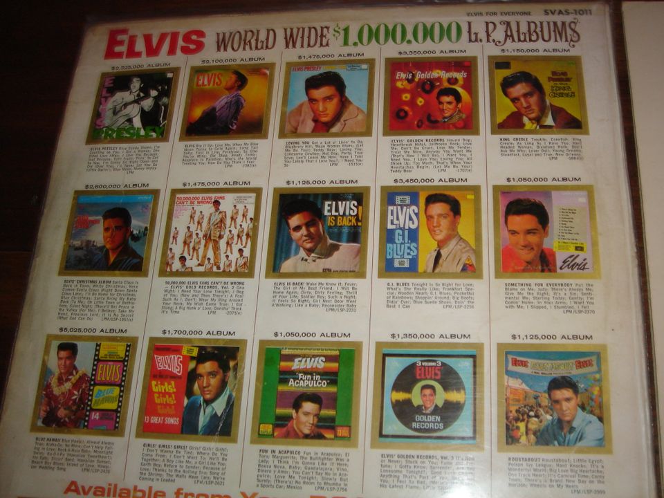 Elvis for Everyone vinyyli LP