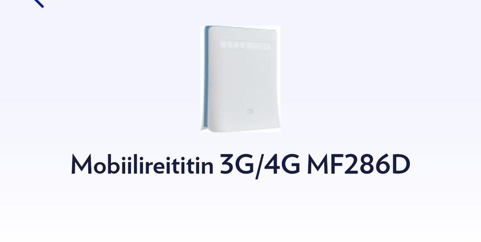 Mobiilireititin 3G/4G MF286D