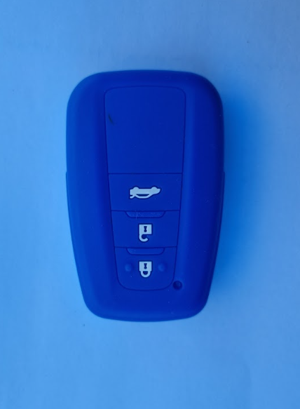 Toyota avaimenperän silikonisuoja/kuori sininen.