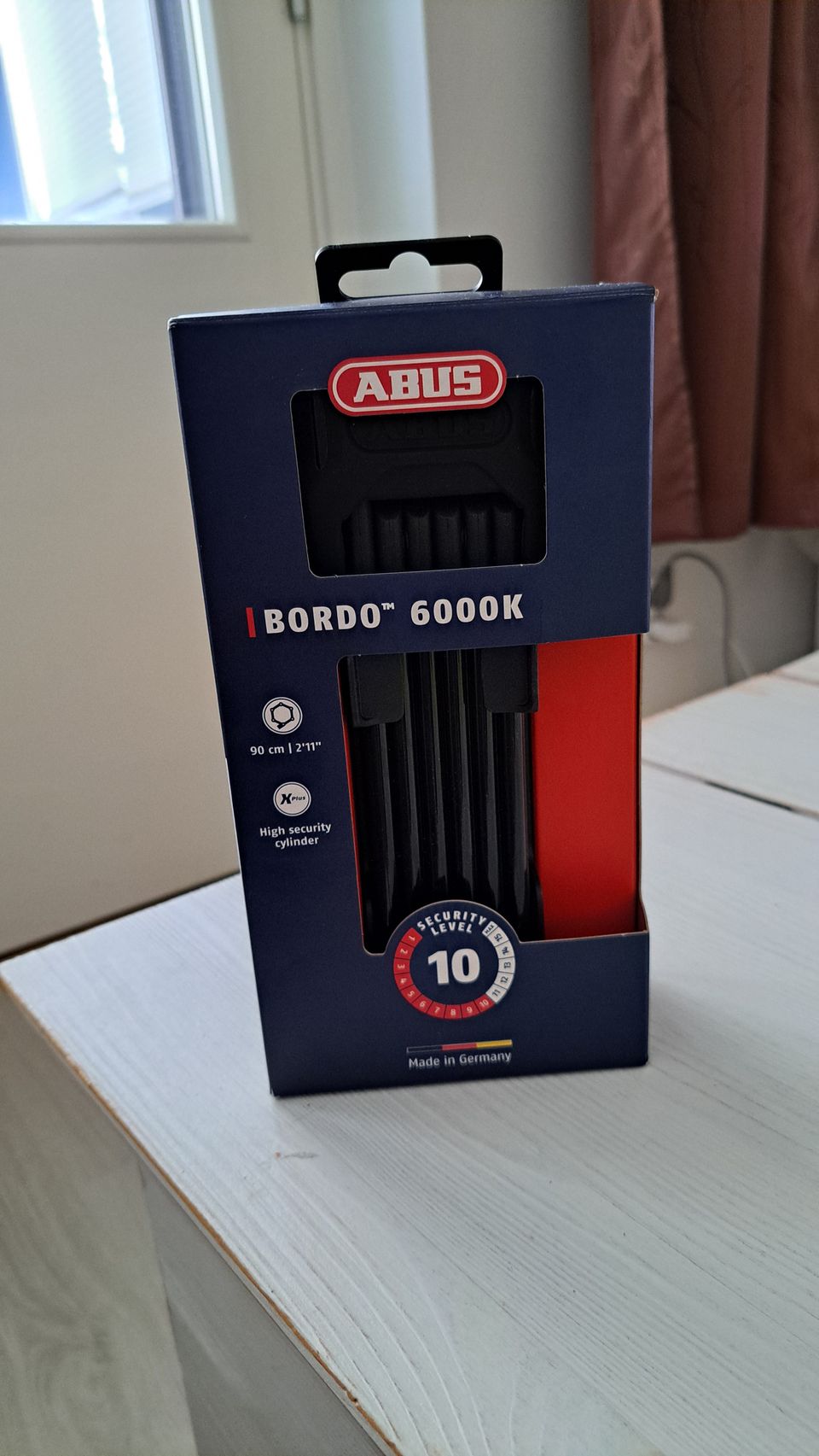 Abus bordo 6000K taittolukko