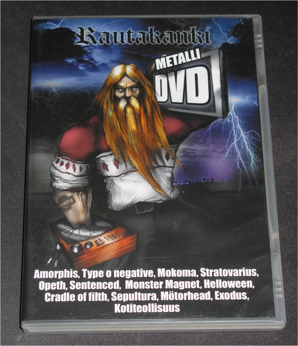 Rautakanki Metalli musiikki dvd