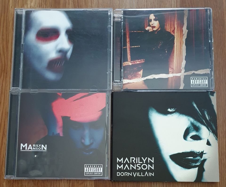 Marilyn Manson 3 cd-levyä & dvd