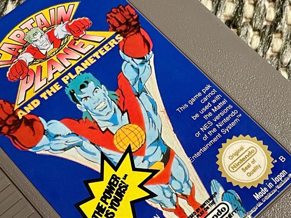 NES Captain Planet And The Planeteers