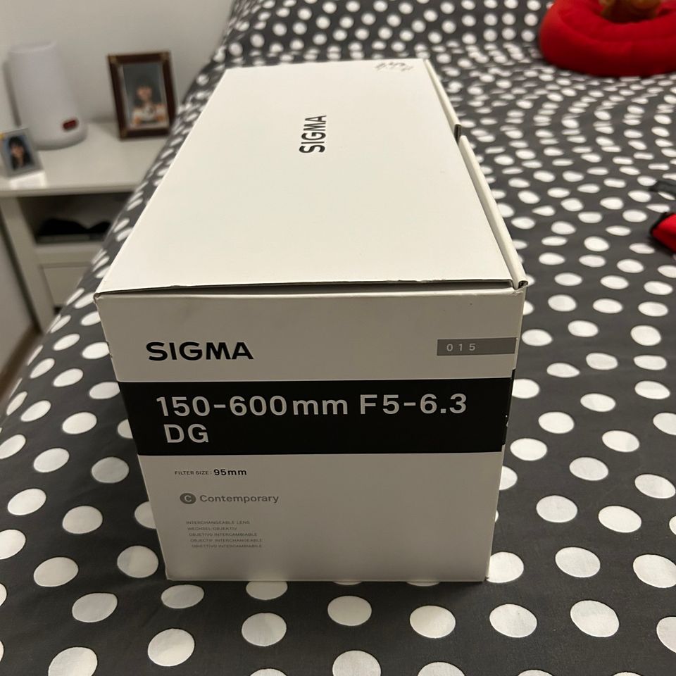 SIGMA 150-600mm f/5-6.3 C DG OS HSM Canon.