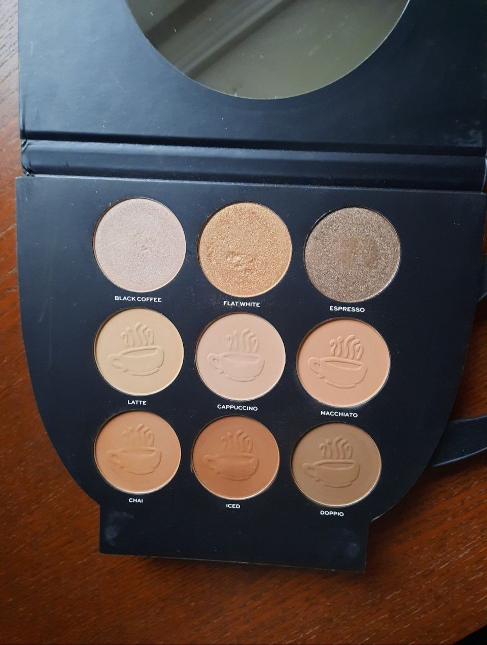 Face and eye shadow palette
