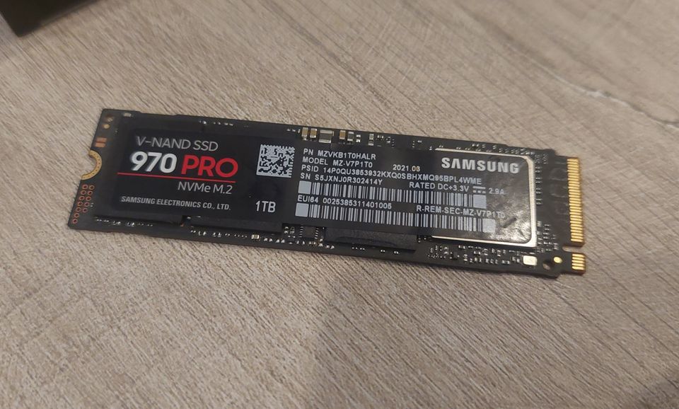 SAMSUNG 970 PRO SSD 1TB NVMe M.2