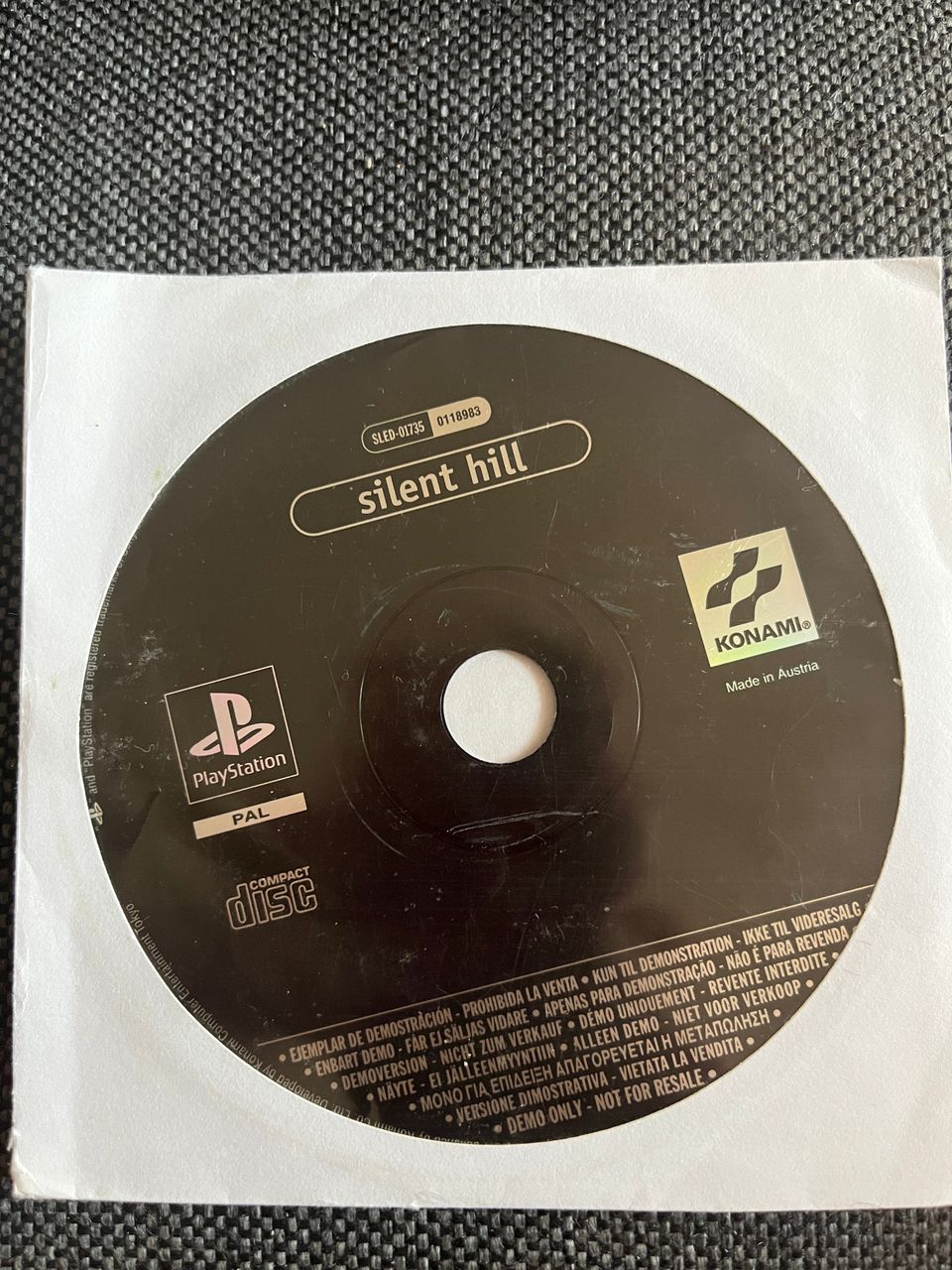 Silent hill demo ps