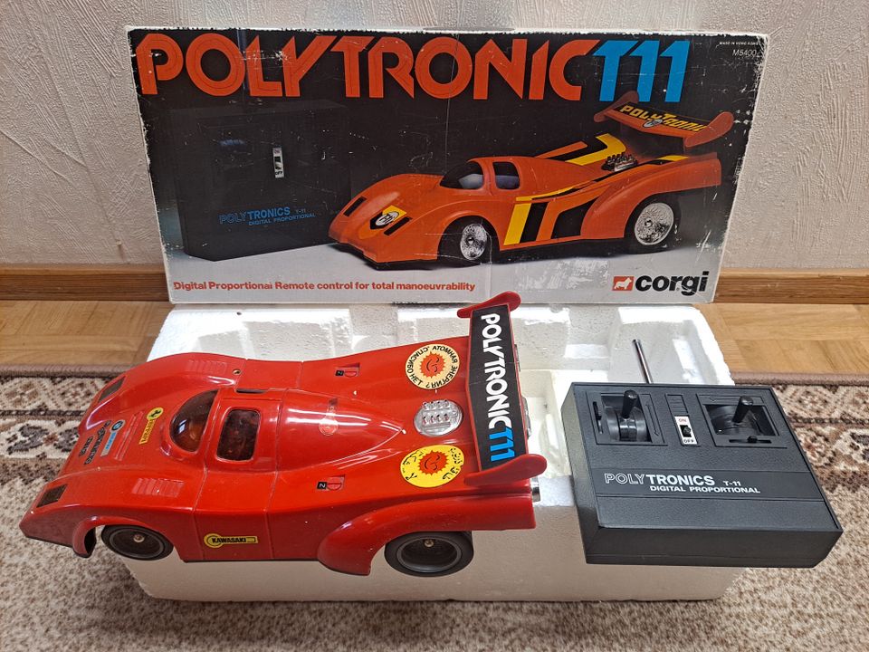 Vintage RC-auto polytronic t11 1979