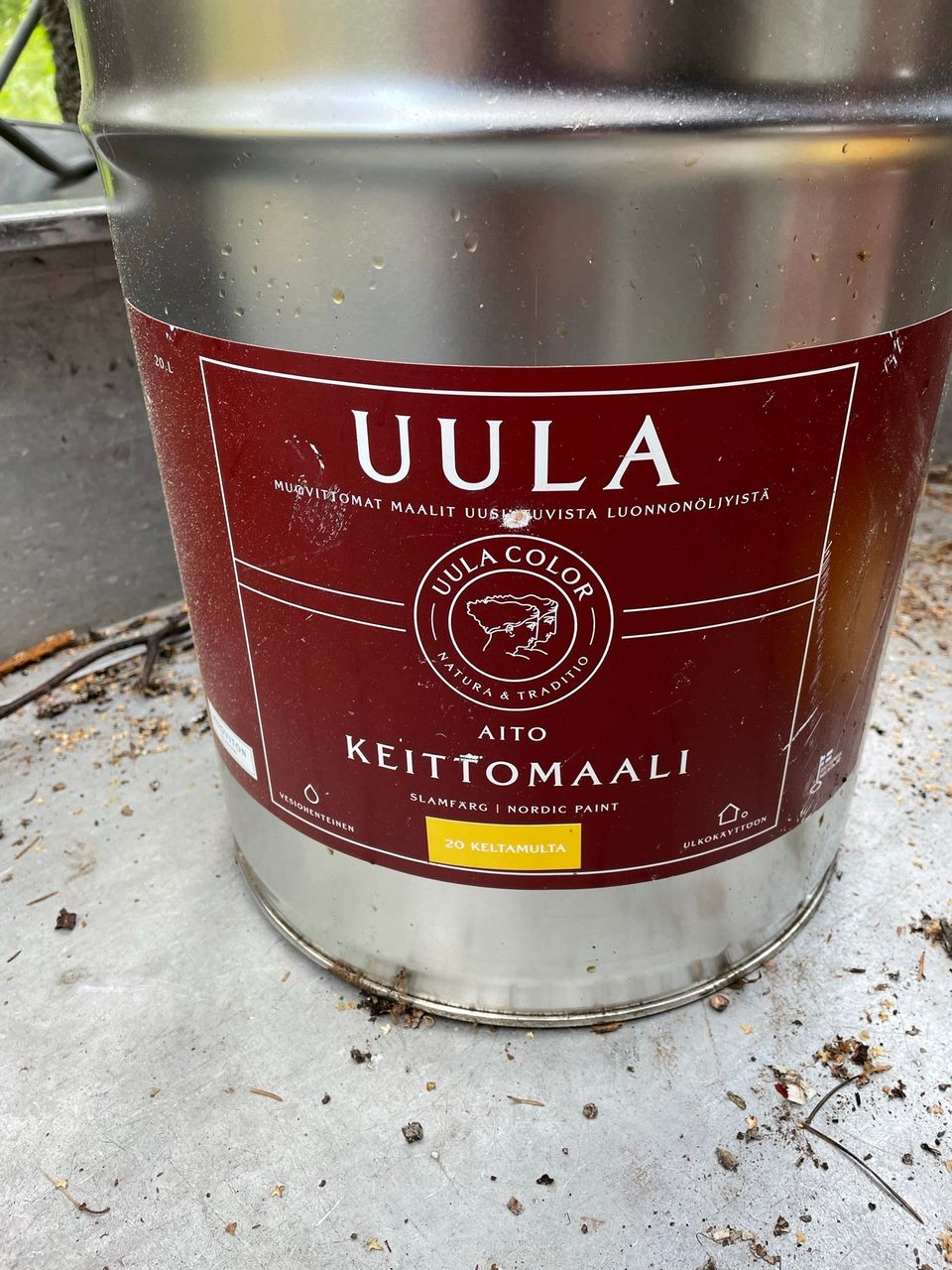 Uula keittomaali 20 +10litraa keltamulta