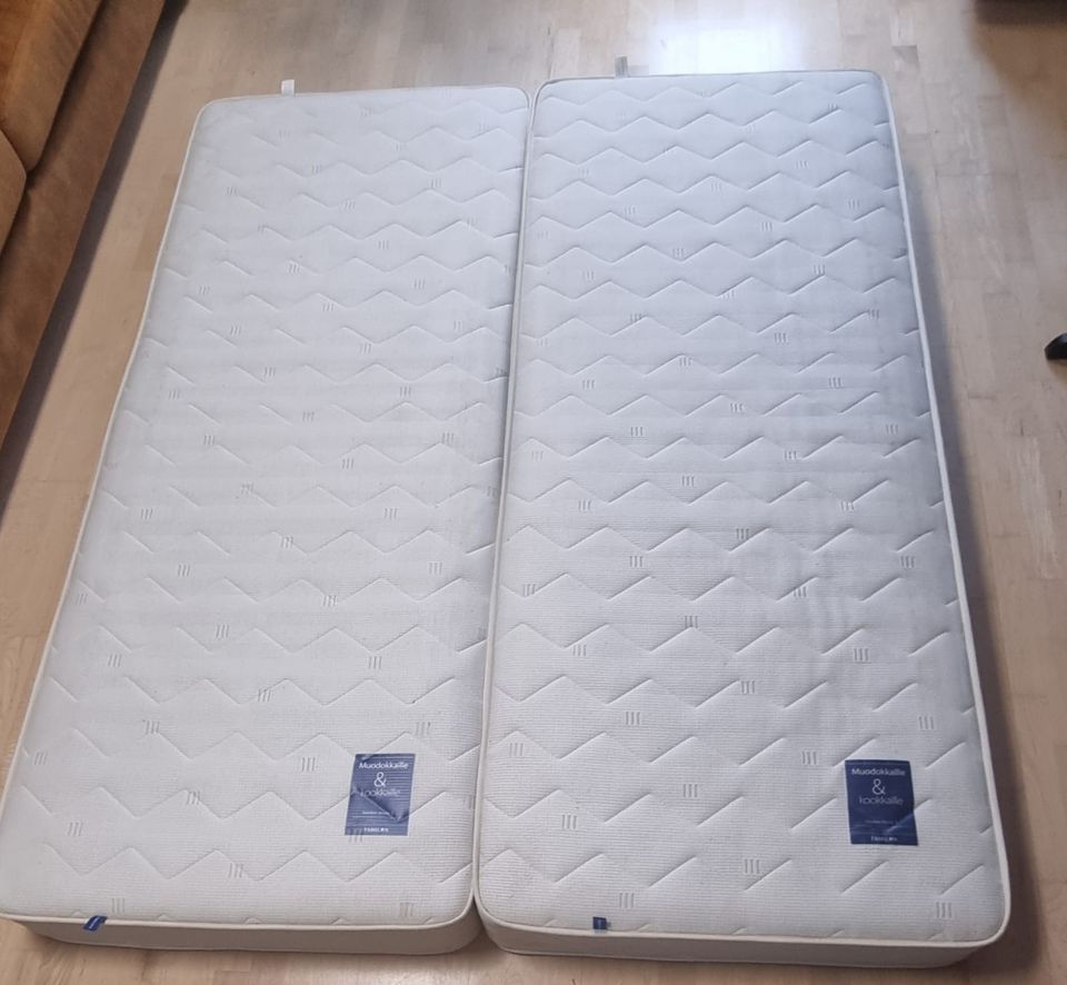 2x Familon original Spring mattress (JOUSTINPATJA) - 200x80x18 cm
