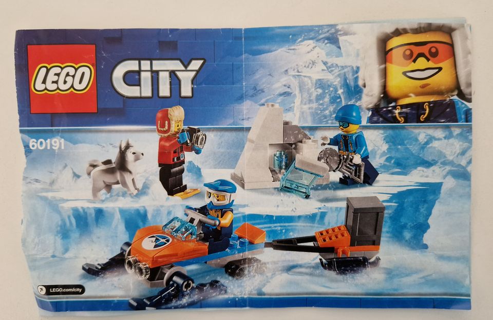 Lego City 60032 Arktinen  moottorikelkka