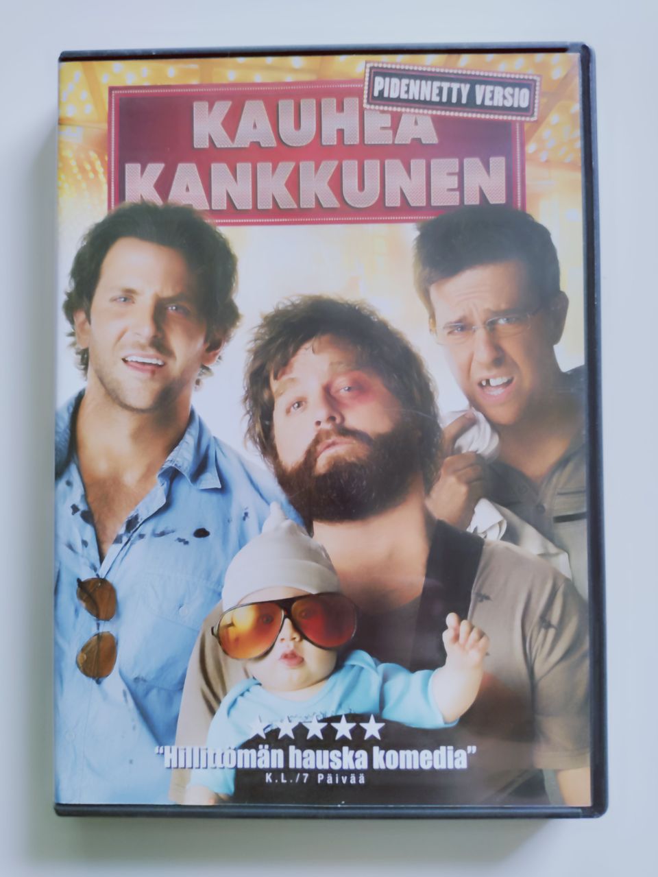 Kauhea kankkunen -elokuva DVD