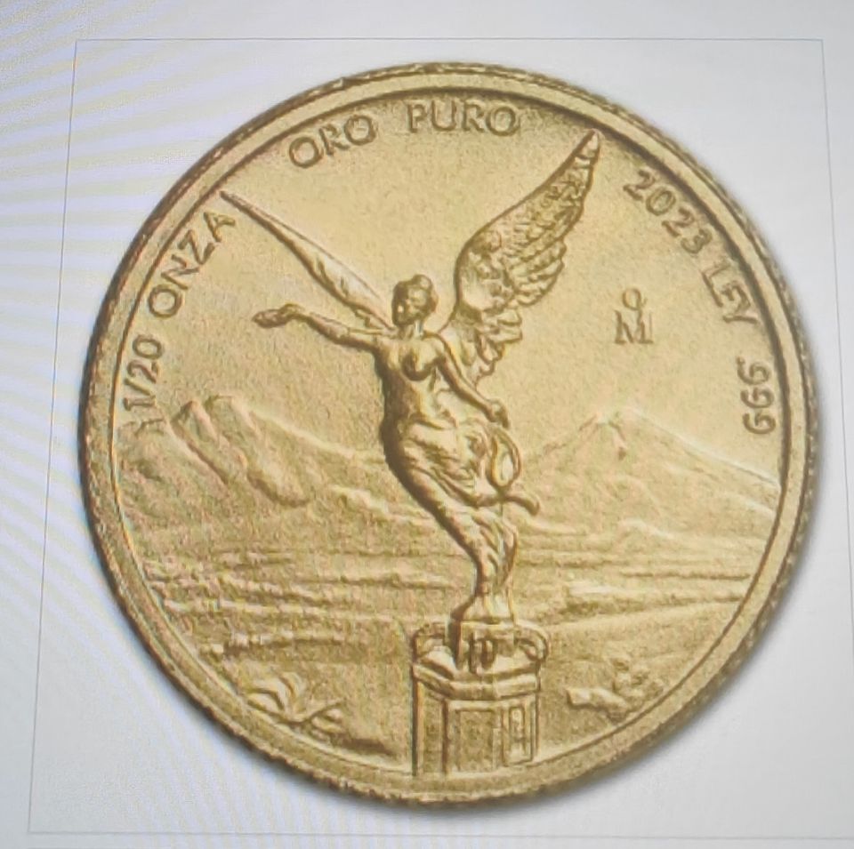 2023 1/10 oz Gold Mexico Libertad BU coin