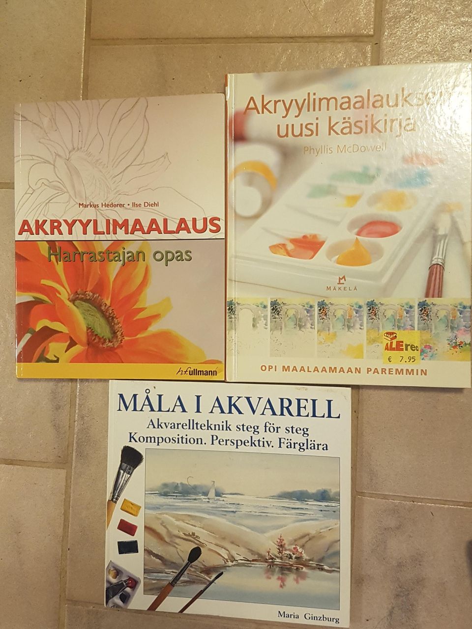 Akryylimaalauksen ohjekirjat