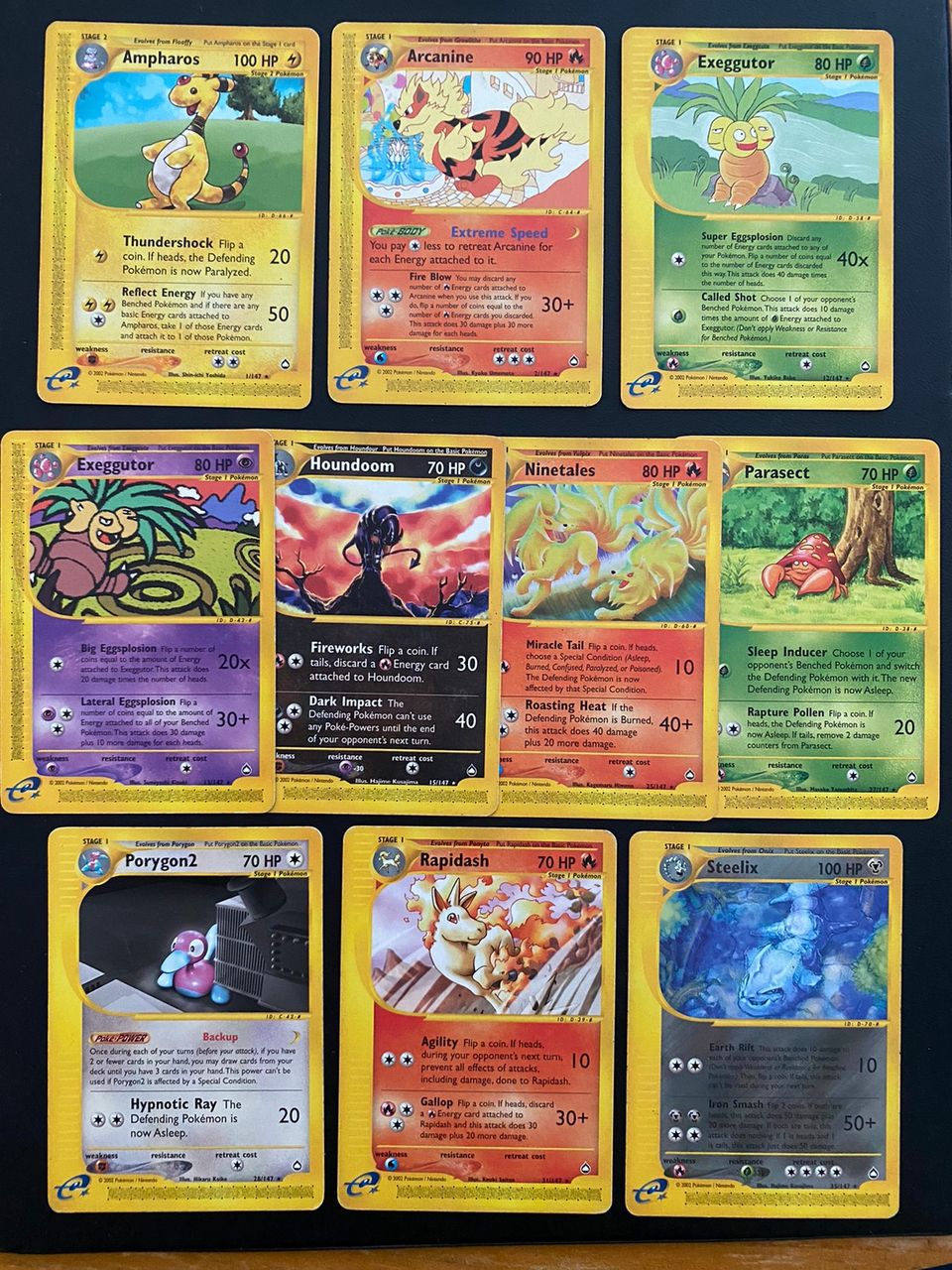 Aquapolis Pokémon-kortteja (TCG)