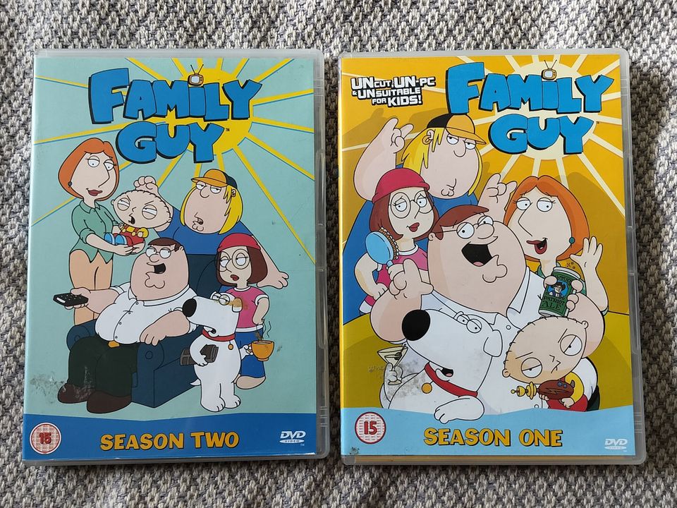 Family Guy kausi 1 ja 2 DVD