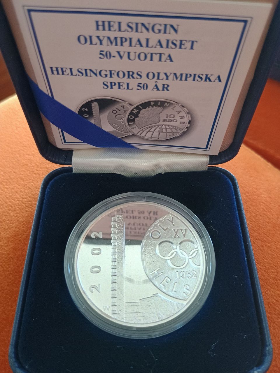 Helsingin Olympialaiset 50-vuotta, 10€, Proof