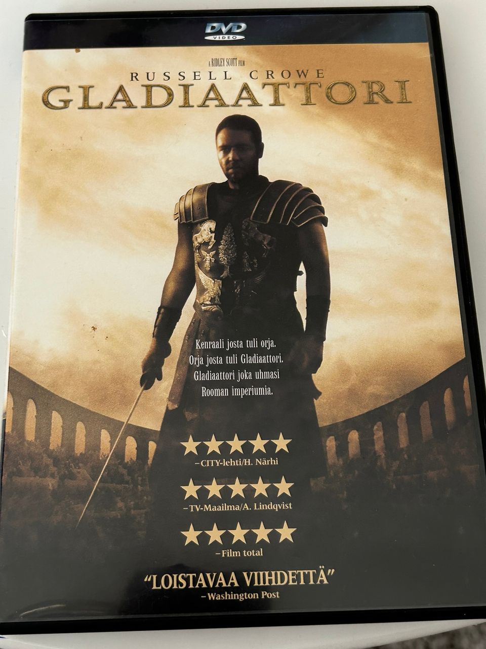 Gladiaattori dvd