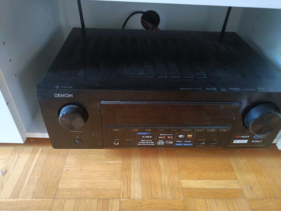 Denon AVR-X1600H -7.2-kanavainen AV-vahvistin, musta