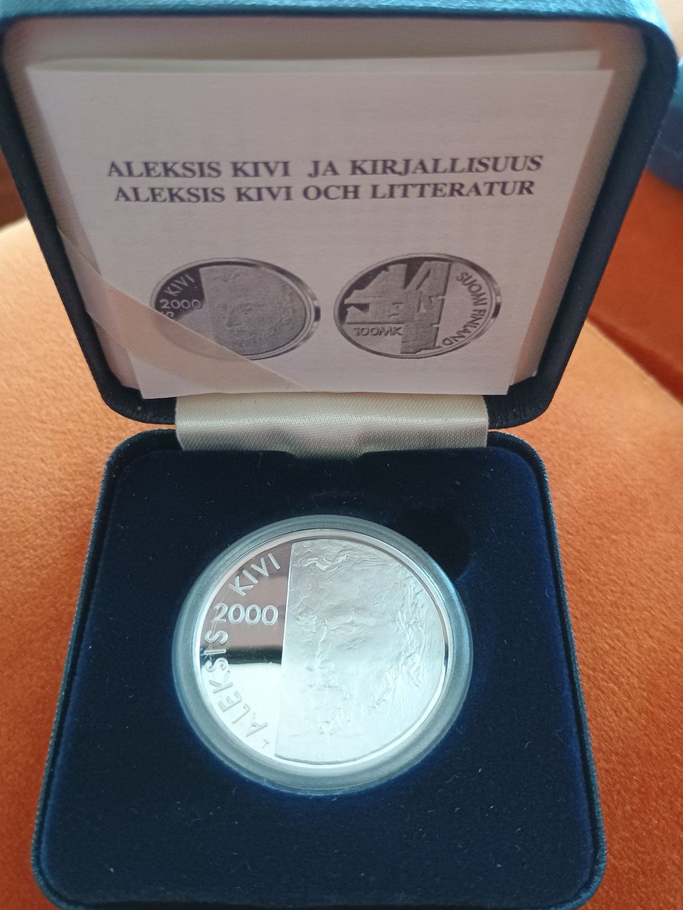 100mk Aleksis Kivi 2000 Proof