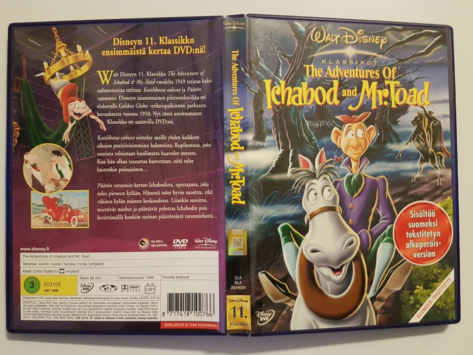 The Adventures of Ichabod and Mr.Toad (Disney 1949)