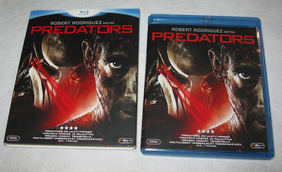 Blu-ray + DVD Predators (kaksi levyä)