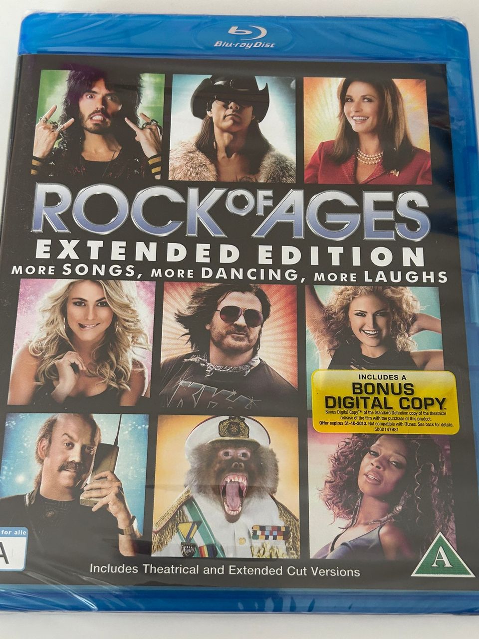 Rock of ages blu-ray uusi