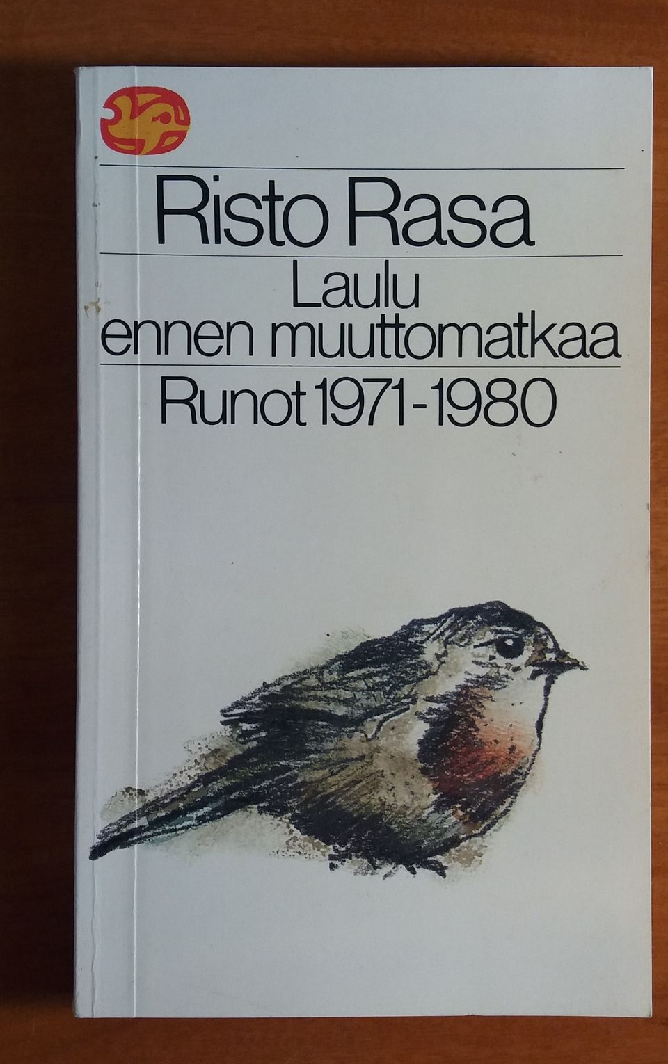 Risto Rasa LAULU ENNEN MUUTTOMATKAA Runot 1971-1980 Otava 2p 1983