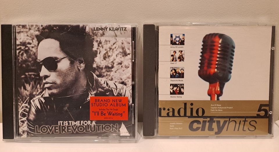 2kpl CD Lenny Kraviz ja Radio City hits