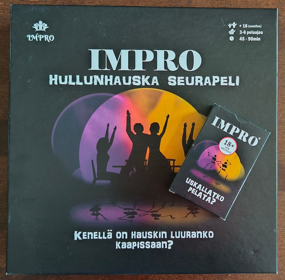 Impro lautapeli + K18 kortit