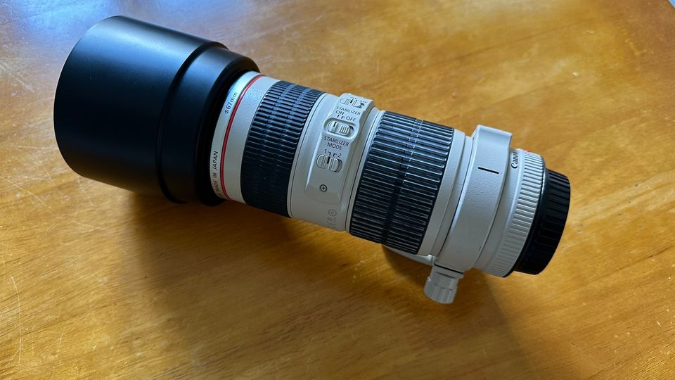 Objektiivi Canon zoom lens EF 70-200mm 1:4 L IS USM Ultrasonic