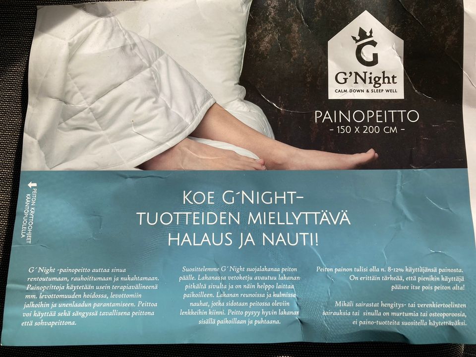 G’night painopeitto 9kg