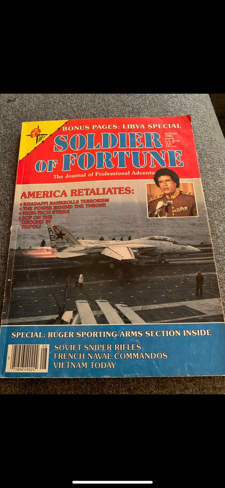 Soldier of Fortune nro 8 1986