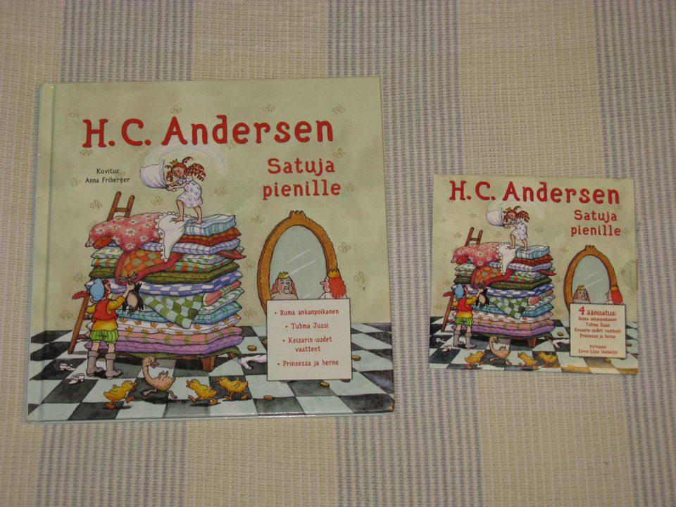 H.C. Andersen Satuja pienille kirja ja cd