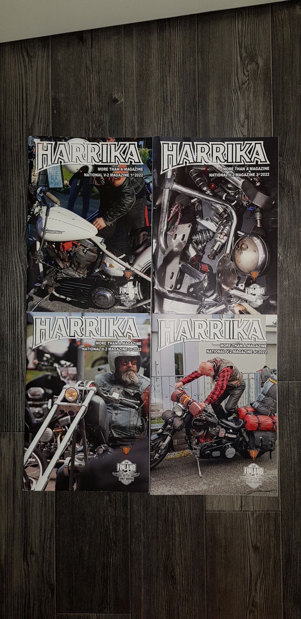 Harrika lehtiä ( Harley Davidson Club Finland )
