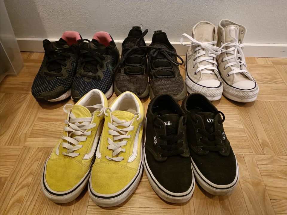 Lasten kenkiä, Vans, Converse, Adidas